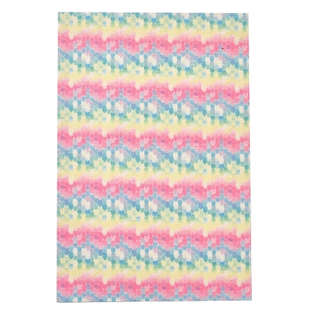 Mermaid Fish Scale Pattern PU Leather Fabric AJEW-WH0149C-06-1