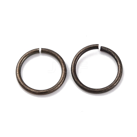 Brass Open Jump Rings KK-G514-01K-B-1