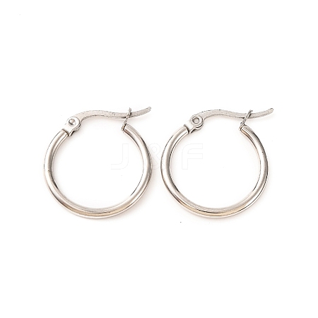 Non-Tarnish 304 Stainless Steel Hoop Earrings for Women EJEW-F339-02P-01-1