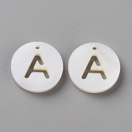 Natural Freshwater Shell Pendants LS-SHEL-Q311-008A-1