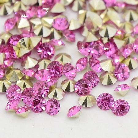 Grade AAA Pointed Back Resin Rhinestones CRES-R120-3.0mm-24-1