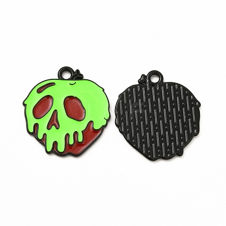 Rack Plating Alloy Enamel Pendants LS-X-FIND-G054-20EB-02-1