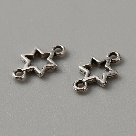 Tibetan Style Alloy Connector Charms FIND-CJC0012-079-1