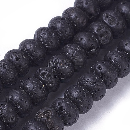 Natural Lava Rock Beads Strands G-E541-05A-1