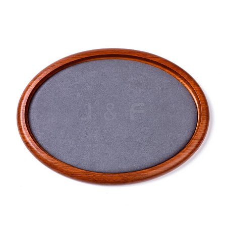 Oval Wood Pesentation Jewelry Display Tray ODIS-P008-21A-1