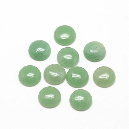 Natural Green Aventurine Cabochons G-R416-16mm-43-1