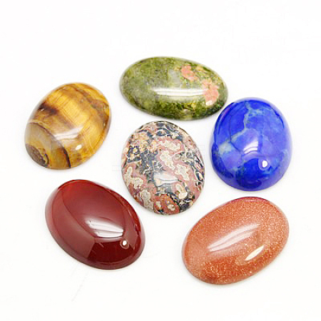 Gemstone Cabochons G-H1596-25x18x7.5mm-M-1