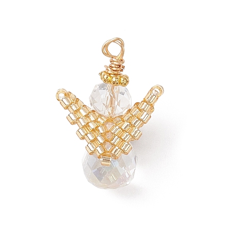 Glass Pendants PALLOY-MZ00955-01-1