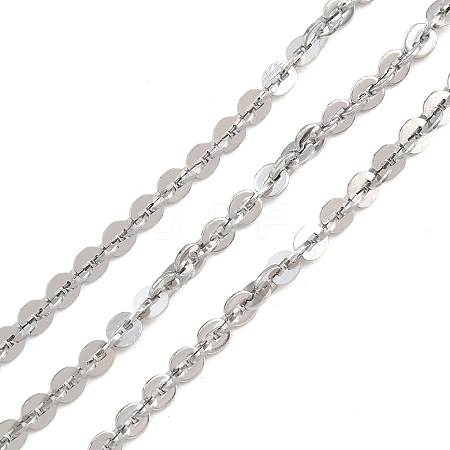 201 Stainless Steel Boston Link Chains SA-CBA9448-01P-1