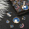 30Pcs 6 Styles Alloy Enamel Pendants ENAM-CJ0003-07-5