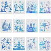 Large Plastic Reusable Drawing Painting Stencils Templates Sets DIY-WH0172-115-1