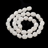 Natural White Jade Beads Strands X-G-E614-B01-08-2