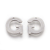 Tarnish Resistant 304 Stainless Steel Charms LS-STAS-F175-02P-G-1