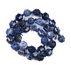 Natural Sodalite Beads Strands G-O201B-112G-4