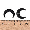 Ion Plating(IP) 201 Stainless Steel 2-Loop Link Pendants STAS-N090-LA039-01-3