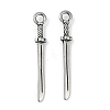 316 Surgical Stainless Steel Pendants STAS-G349-07AS-1