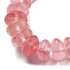 Cherry Quartz Glass Beads Strands G-P559-A12-02-4