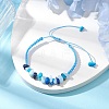 2Pcs Adjustable Natural & Syntheti Gemstone Braided Bracelets for Women BJEW-JB10994-02-2