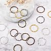 Craftdady 250Pcs 5 Colors Alloy Linking Rings FIND-CD0001-11-14