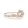 Golden Plated Alloy Brooches JEWB-WH0003-10G-1