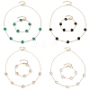 Brass Cable Chains Necklace and Bracelet Sets SJEW-JS01312-1