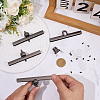 4Pcs Zinc Alloy Twist Bag Lock Purse Catch Clasps PURS-CP0001-03B-4