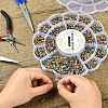 17 Grids Flower Plastic Bead Containers AJEW-YWC0001-06-6