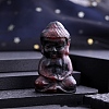 Natural Garnet Carved Buddha Statue PW-WG52812-22-1