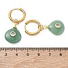 Stainless Steel with Natural & Synthetic Mixed Gemstone Dangle Earrings EJEW-JE07521-5