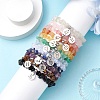 12Pcs Natural & Synthetic Gemstone Chip Beaded Stretch Bracelets BJEW-JB11133-2