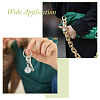 3Pcs 3 Styles Bell Alloy & Iron Pendant Keychain & Charm Bracelets Sets DIY-FH0009-60P-6
