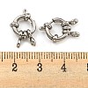 Non-Tarnish 304 Stainless Steel Spring Ring Clasps LS-STAS-G190-17P-C-3