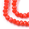 Opaque Solid Color Imitation Jade Glass Beads Strands EGLA-A044-P1mm-D03-3