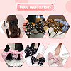 4Pcs 2 Styles Polyester Shoe Charms AJEW-PH0012-17-6