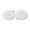 Non-Tarnish 304 Stainless Steel Pendants STAS-A074-03A-P-3