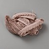 2 Yards Nylon Elastic Flower Edge Lace Trim Ribbons DIY-WH0580-26G-2