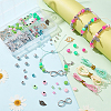   DIY Evil Eye Bracelets Making Kit DIY-PH0008-86-7