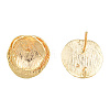 Brass Stud Earring Findings KK-N231-421-1