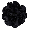 Flower Polyester Brooches JEWB-WH0001-47P-01-1