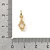 Brass Micro Pave Cubic Zirconia Pendants KK-F901-02A-G-3