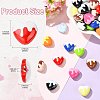 Baking Paint Opaque Acrylic Beads OACR-CJZ0001-01-2