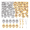 60Pcs 2 Colors Brass Micro Pave Cubic Zirconia Charms KK-PH0012-36-6