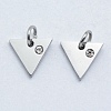 316 Surgical Stainless Steel Pendants STAS-J038-07P-1