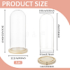 Arch Glass Dome Cover AJEW-WH0596-866E-02-2