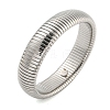 Non-Tarnish 304 Stainless Steel Spring Bangles for Women Men BJEW-U003-02F-P-1