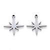 304 Stainless Steel Pendants STAS-N092-37-2