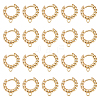 20Pcs Brass Hoop Earring Findings KK-UN0005-70-1