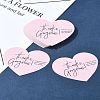 1 Bag Coated Paper Thank You Greeting Card DIY-FS0007-87-10