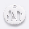 Non-Tarnish 304 Stainless Steel Pendants LS-STAS-F233-14-P-2