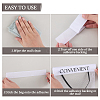 6Pcs Polyester Hanging Storage Bags with Hook and Loop Fastener AJEW-CN0006-68-6